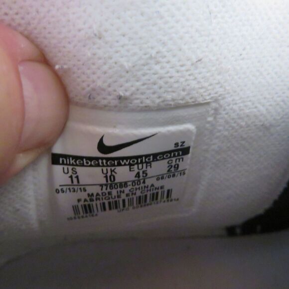 Nike Air Hi-Top Gray Athletic Shoes 776086-004 - Picture 6 of 6